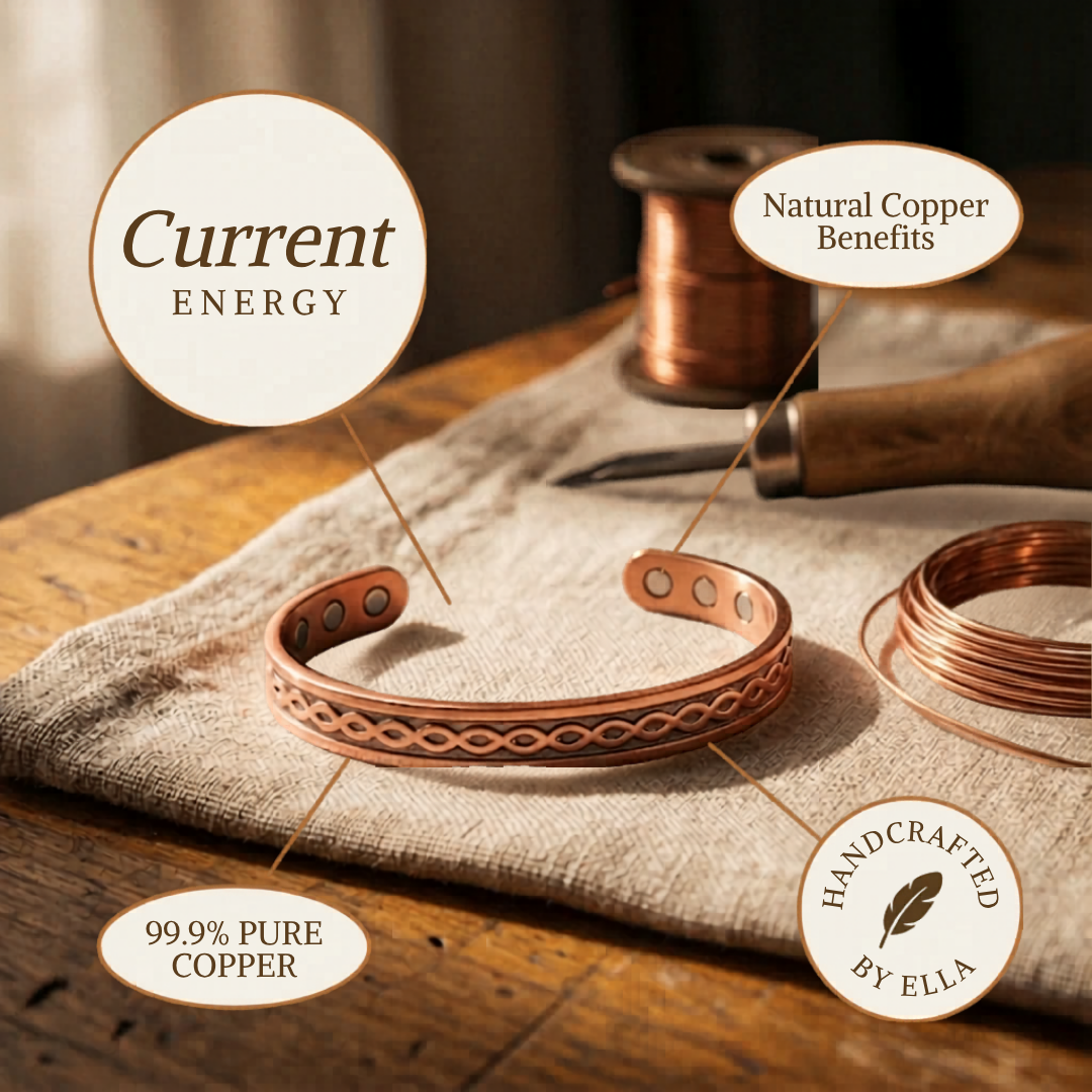 Ella's Current Copper Bracelet