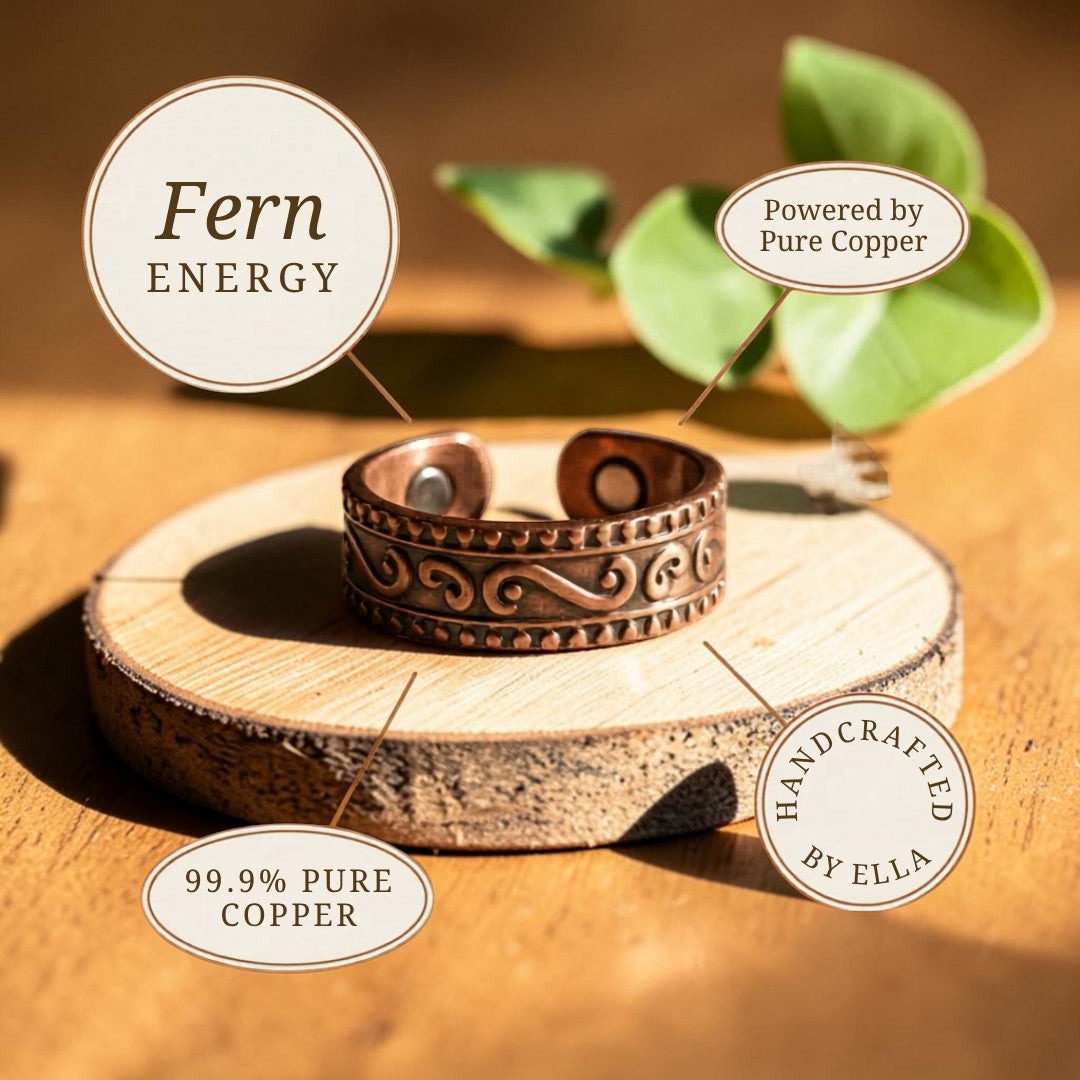 Ella's Fern Copper Ring