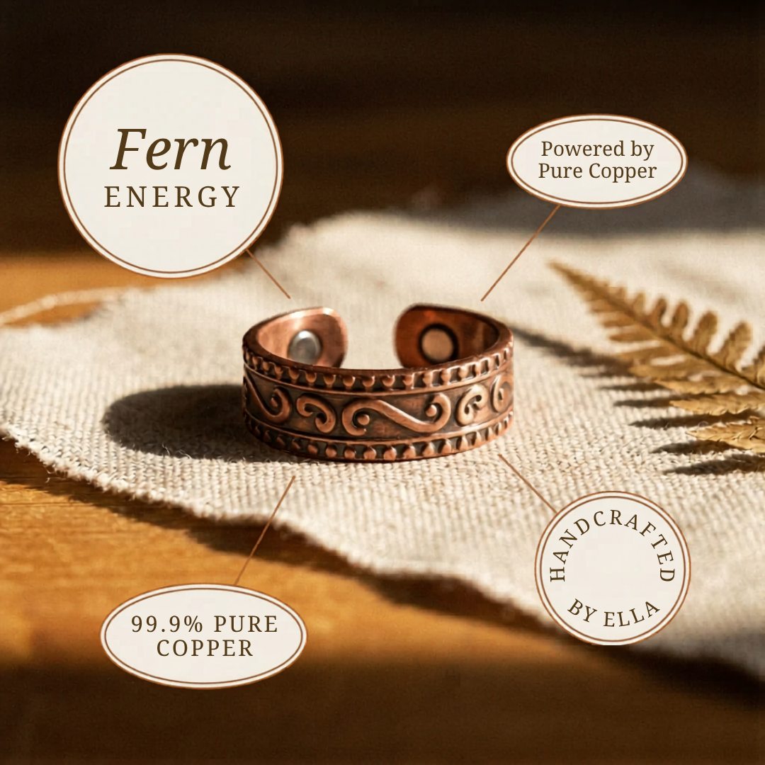Ella's Fern Copper Ring
