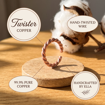 Twister copper ring features
