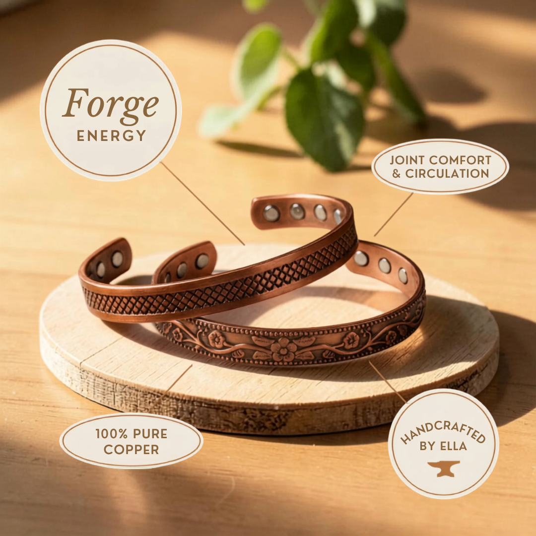 Ella's Forge Copper Bracelet Set