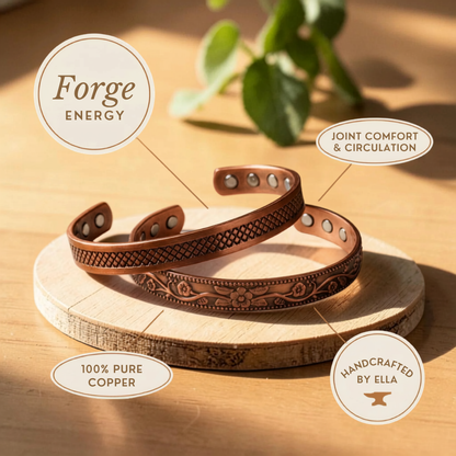 Ella's Forge Copper Bracelet Set