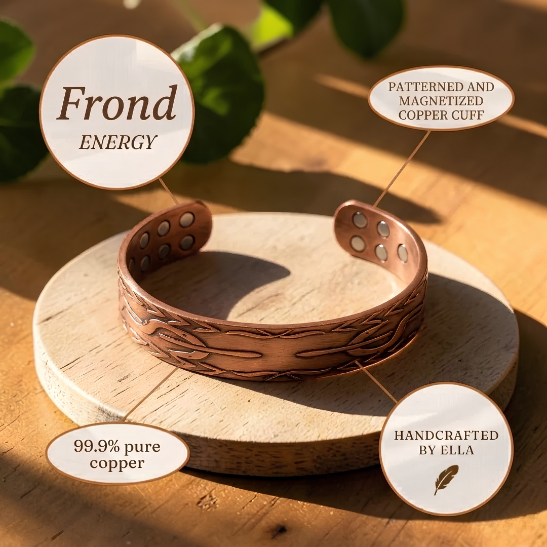 Ella's Frond Copper Bracelet