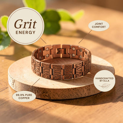 Ella's Grit Men's Copper Bracelet