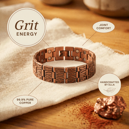 Ella's Grit Men's Copper Bracelet