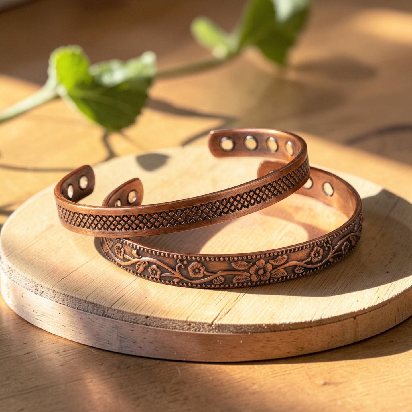 Ella's Forge Copper Bracelet Set