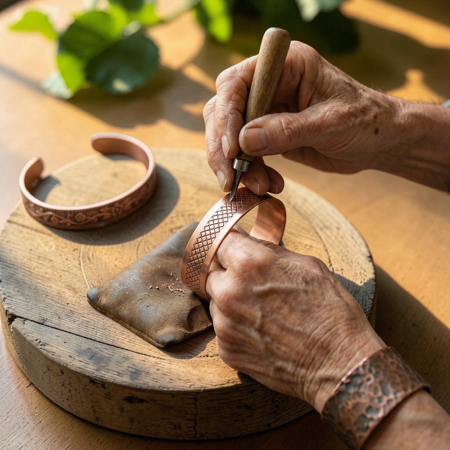 Ella's Forge Copper Bracelet Set