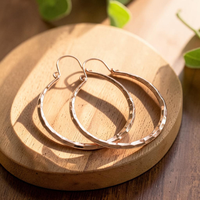 Ella's Willow Copper Earrings