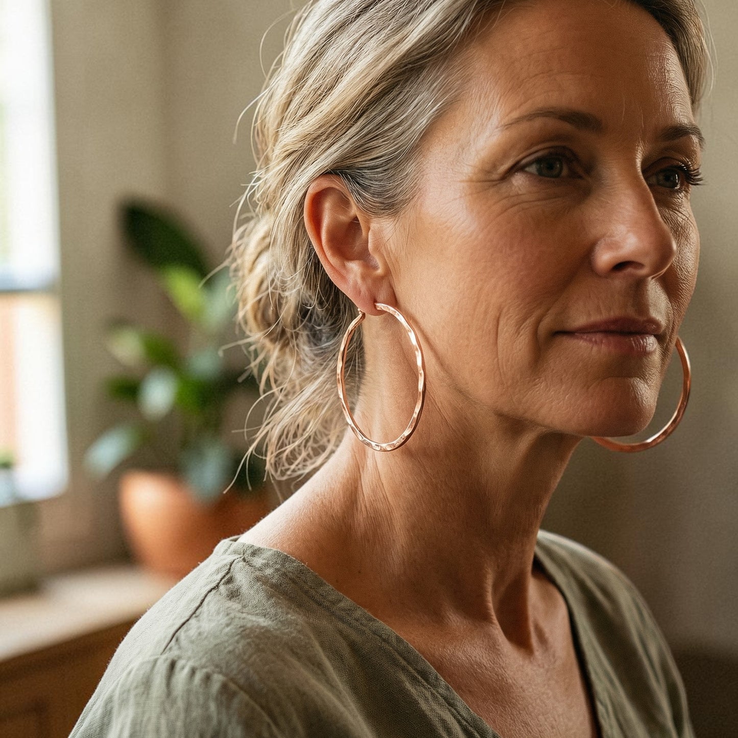 Ella's Willow Copper Earrings