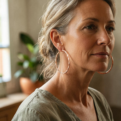 Ella's Willow Copper Earrings