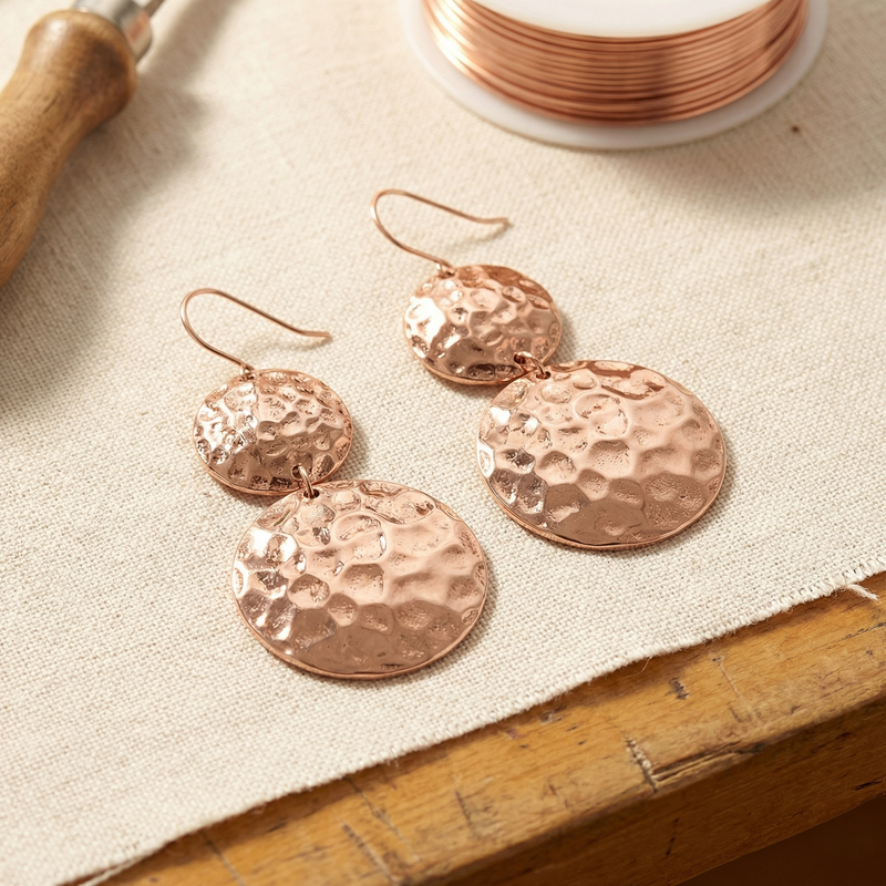 Ella's Solstice Copper Earrings
