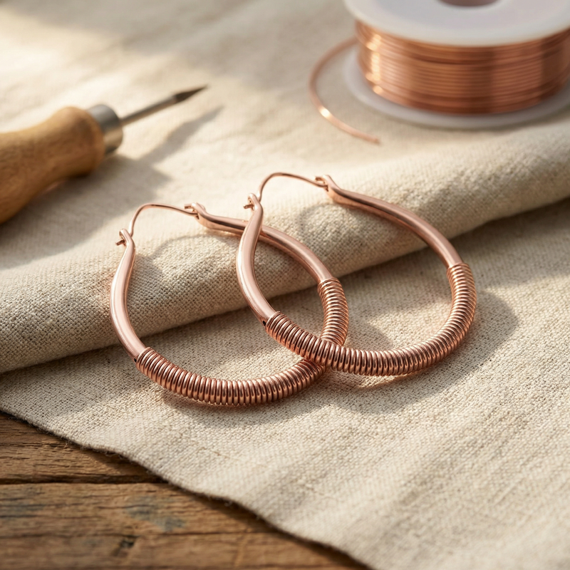 Ella's Creek Copper Earrings