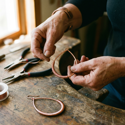 Ella's Creek Copper Earrings