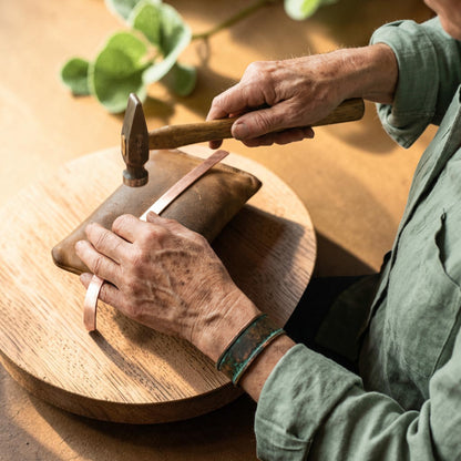Ella's Jade Copper Bracelet