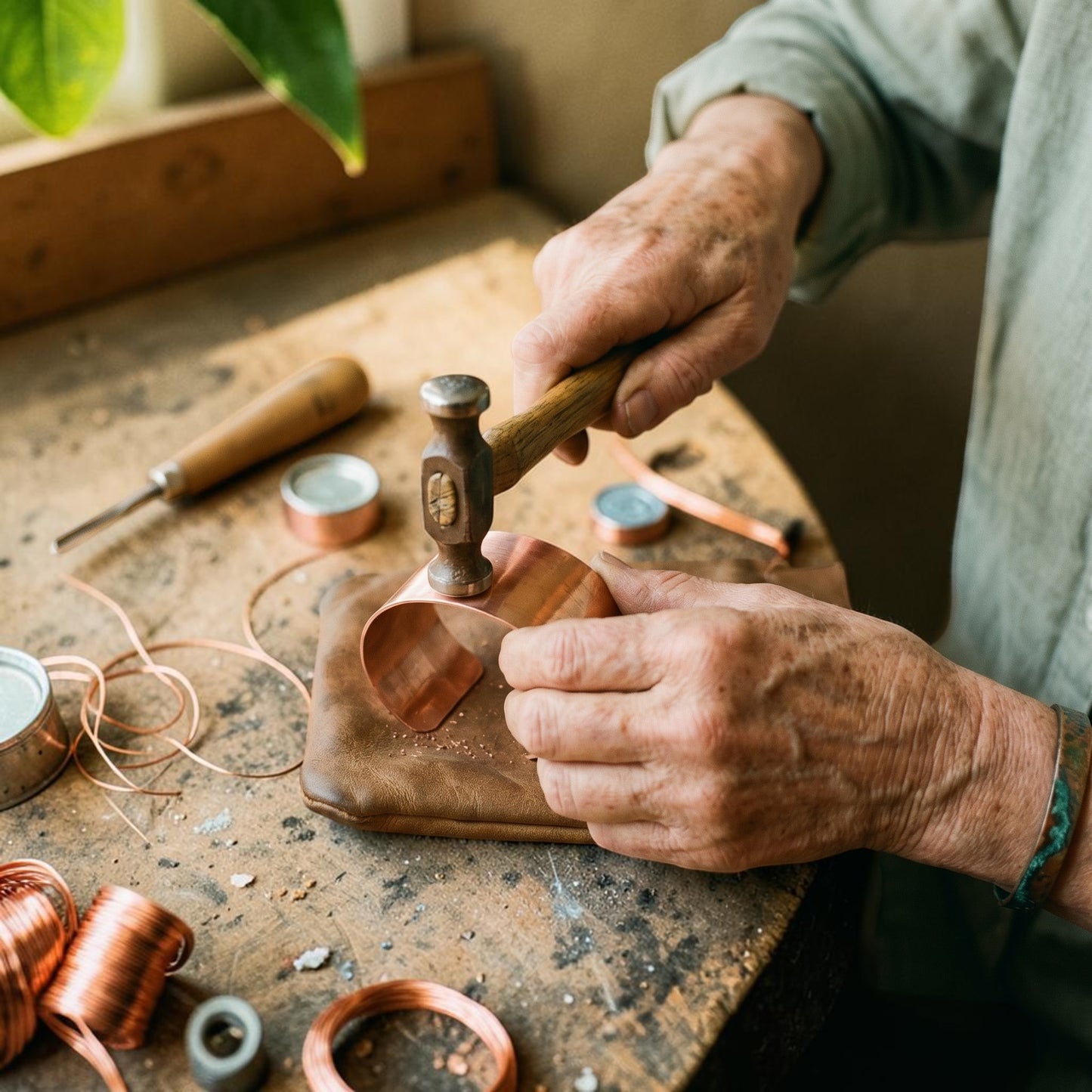 Ella's Ridge Copper Bracelet