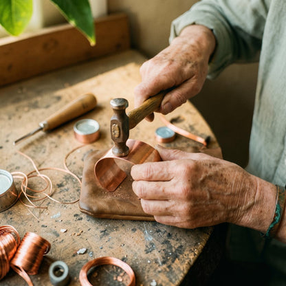 Ella's Ridge Copper Bracelet