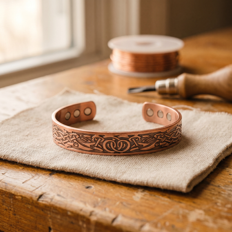 Ella's Moss Copper Bracelet