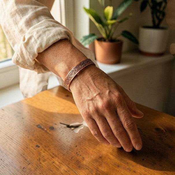 Ella's Moss Copper Bracelet
