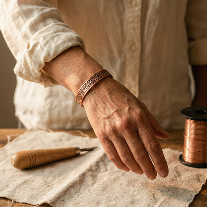 Ella's Moss Copper Bracelet
