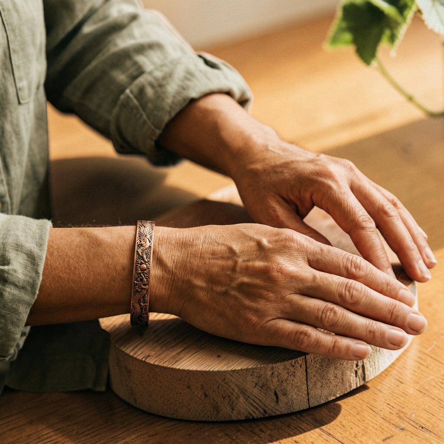 Ella's Loam Copper Bracelet