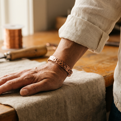 Ella's Furrow Copper Bracelet