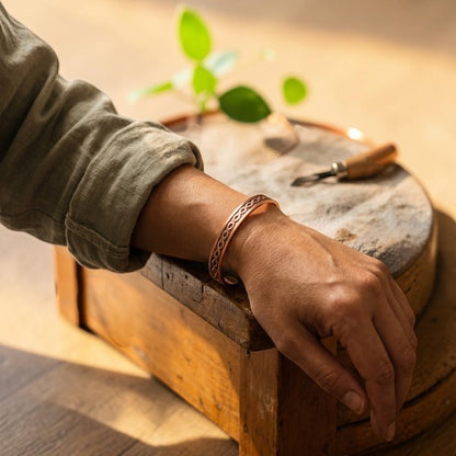 Ella's Current Copper Bracelet