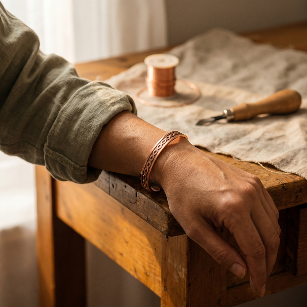 Ella's Current Copper Bracelet