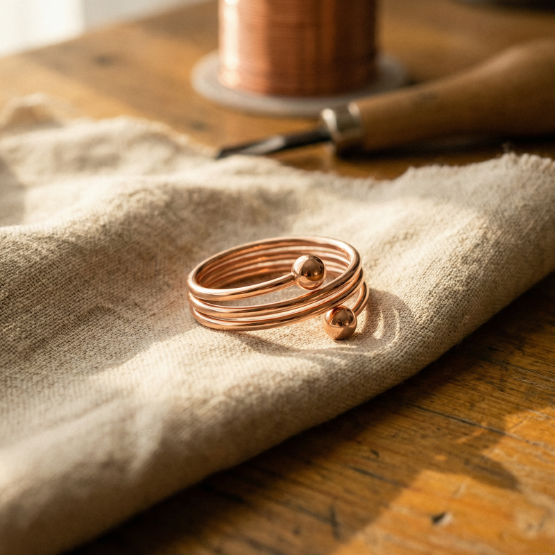 Ella's Silt Copper Ring