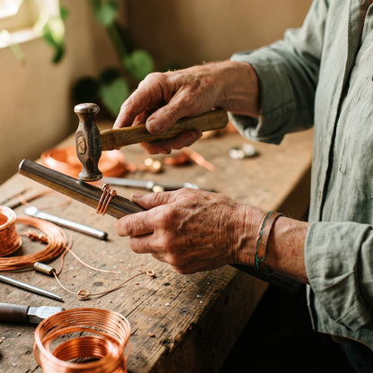 Ella's Silt Copper Ring Rose