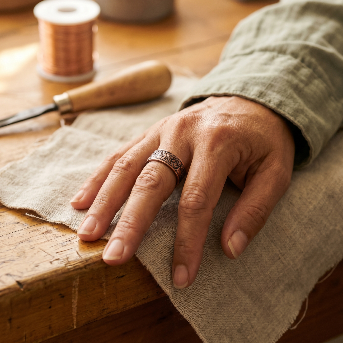 Ella's Bole Copper Ring