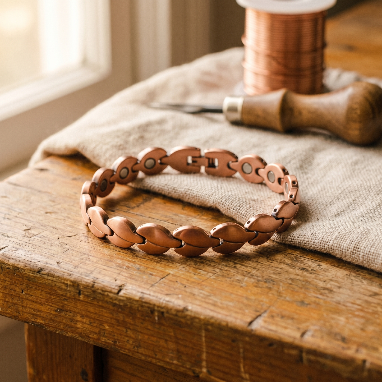 Ella's Marsh Copper Anklet