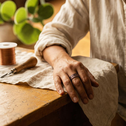Ella's Fern Copper Ring