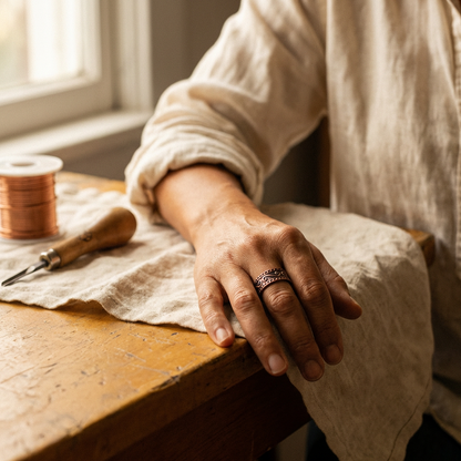 Ella's Fern Copper Ring