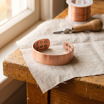 Ella's Anvil Copper Bracelet