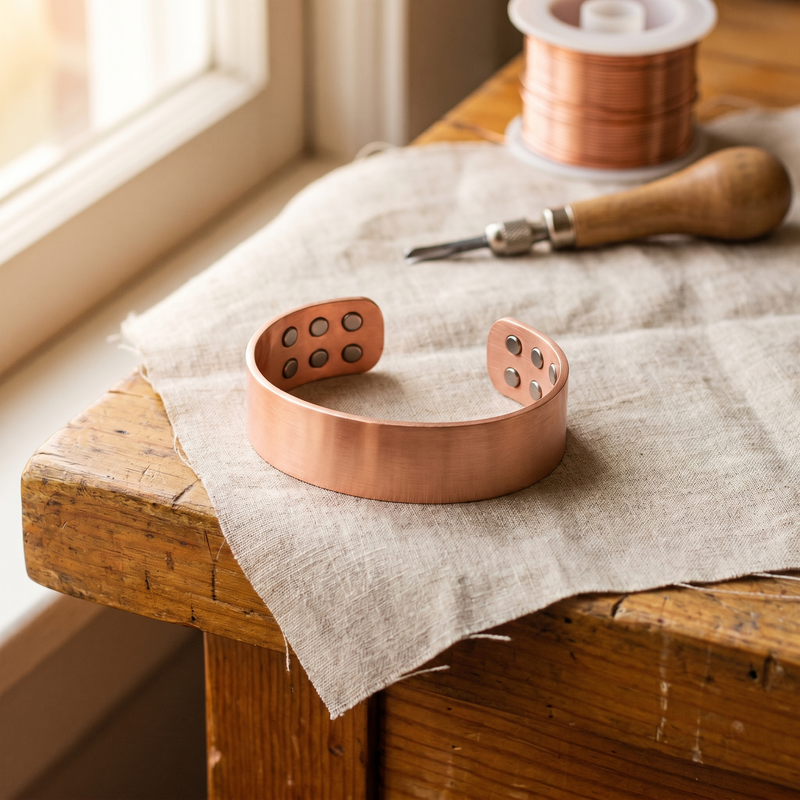 Ella's Anvil Copper Bracelet