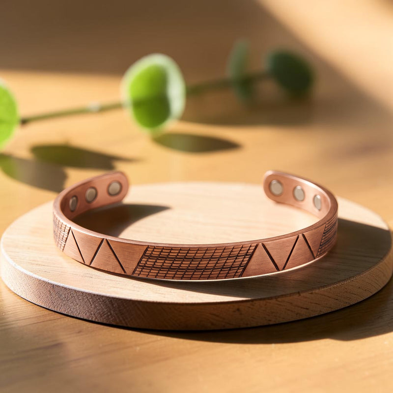 Ella's Crest Copper Bracelet
