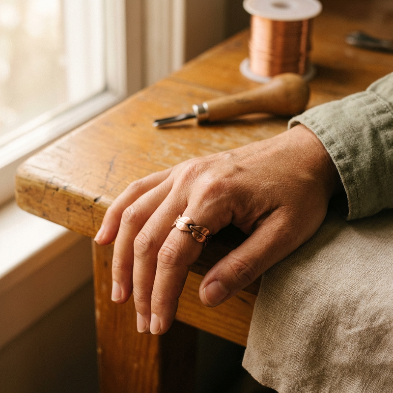 Ella's Bind Copper Ring