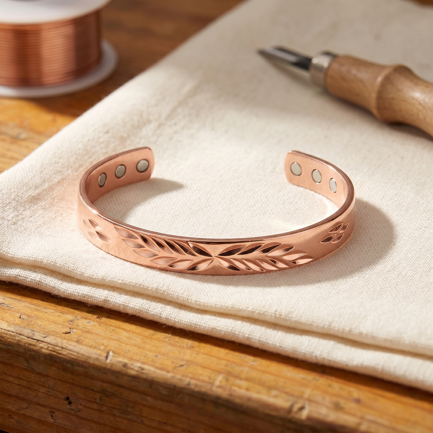 Ella's Lunar Copper Bracelet