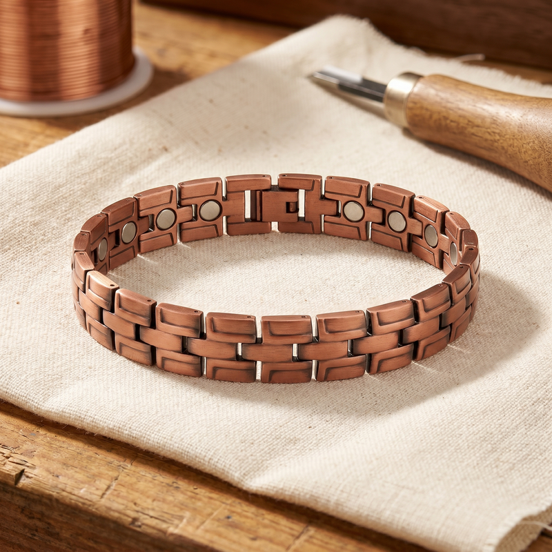 Ella's Gorse Men's Copper Bracelet