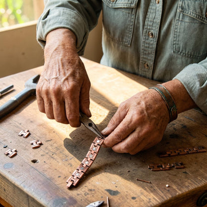 Ella's Gorse Men's Copper Bracelet