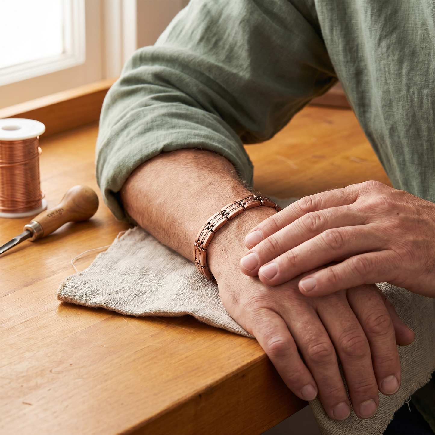 Ella's Pike Men's Copper Bracelet