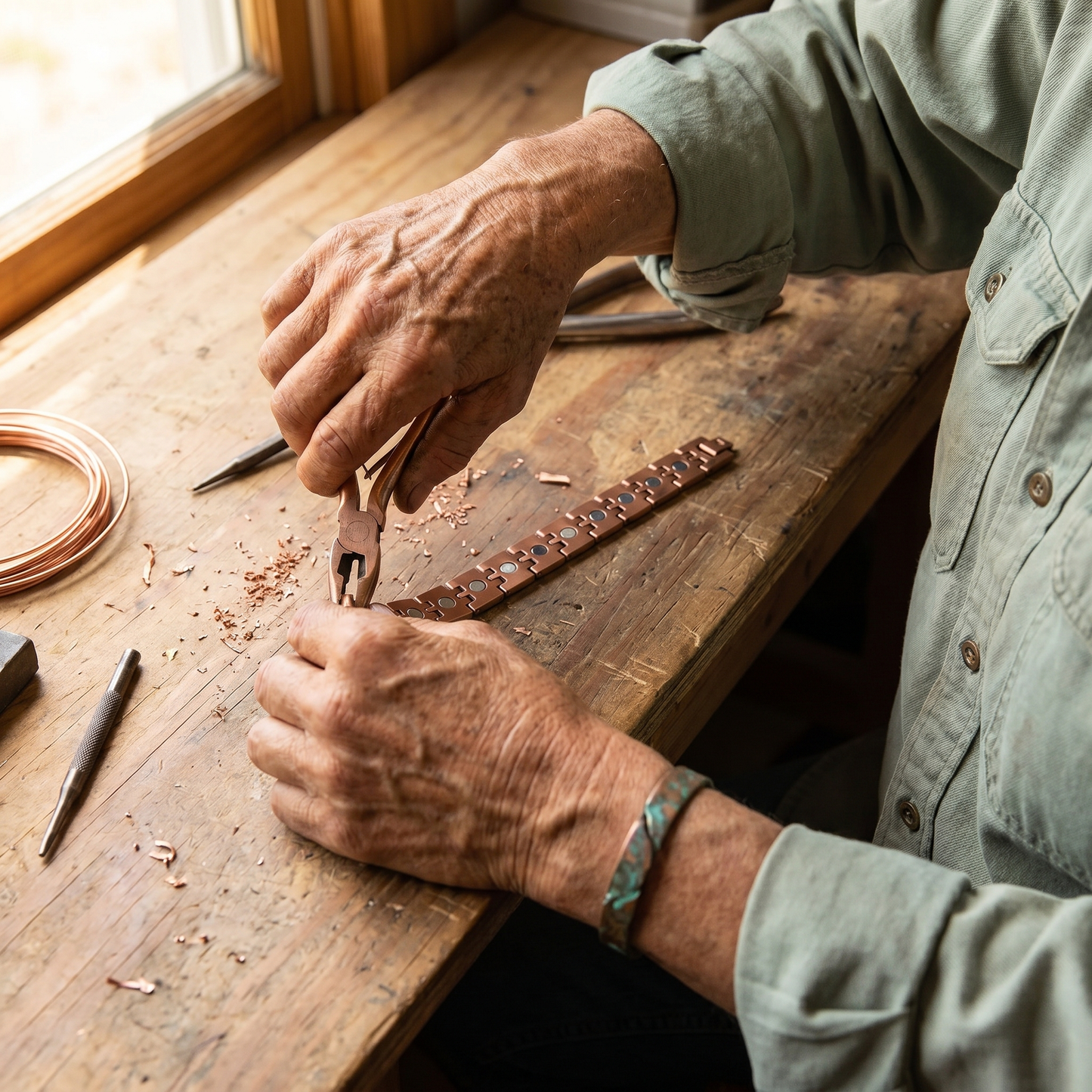 Ella's Pike Men's Copper Bracelet