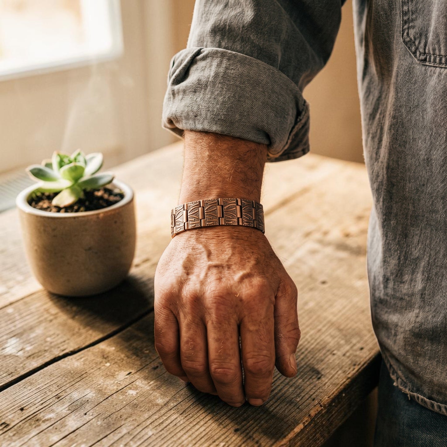 Ella's Grit Men's Copper Bracelet