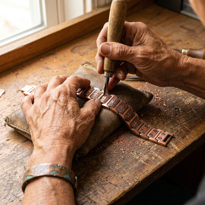 Ella's Gale Men's Copper Bracelet