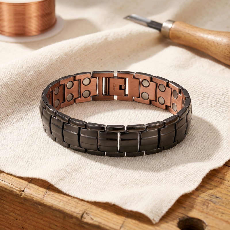 Ella's Ochre Men's  Copper Bracelet
