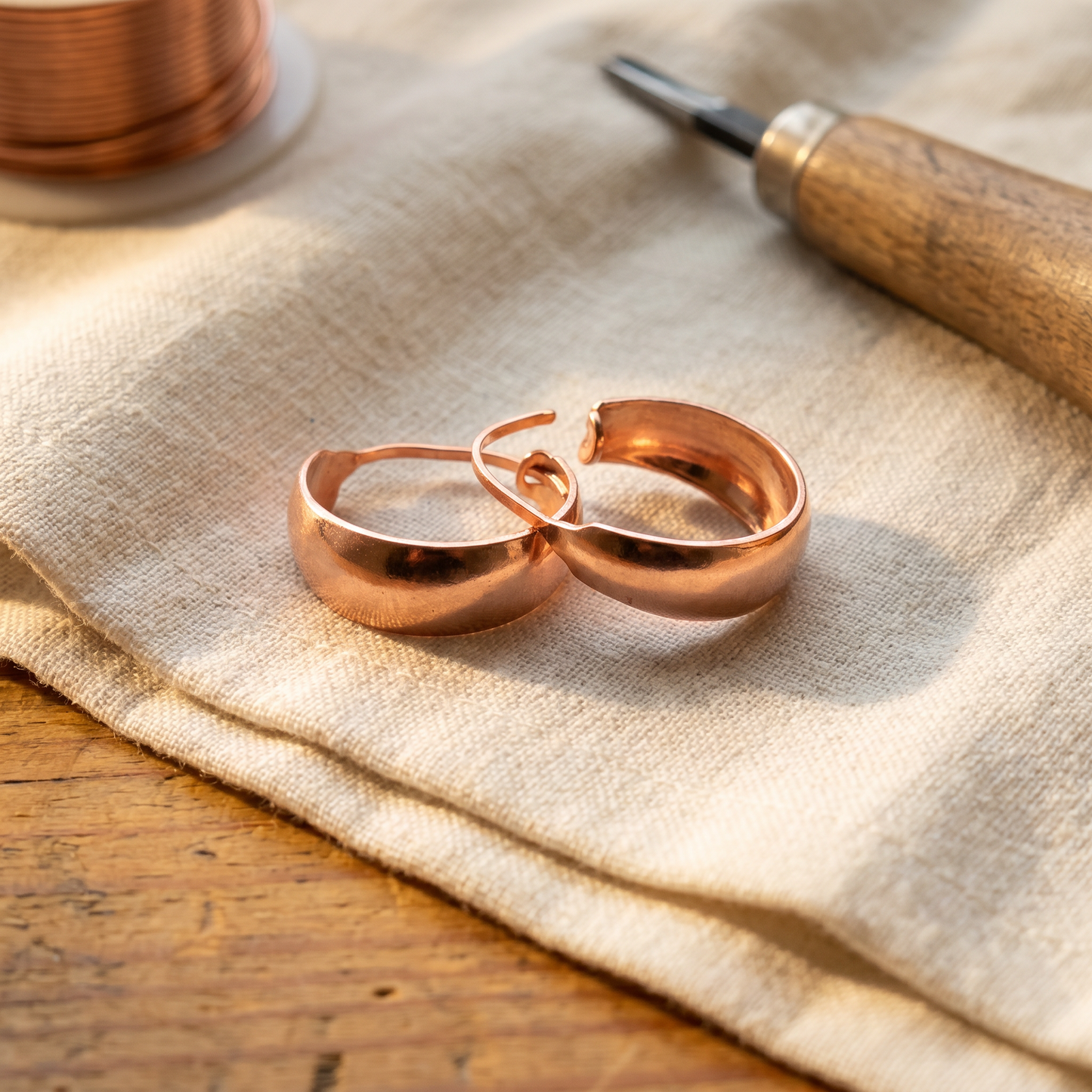 Ella's Dell Copper Earrings