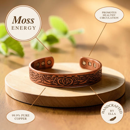 Ella's Moss Copper Bracelet