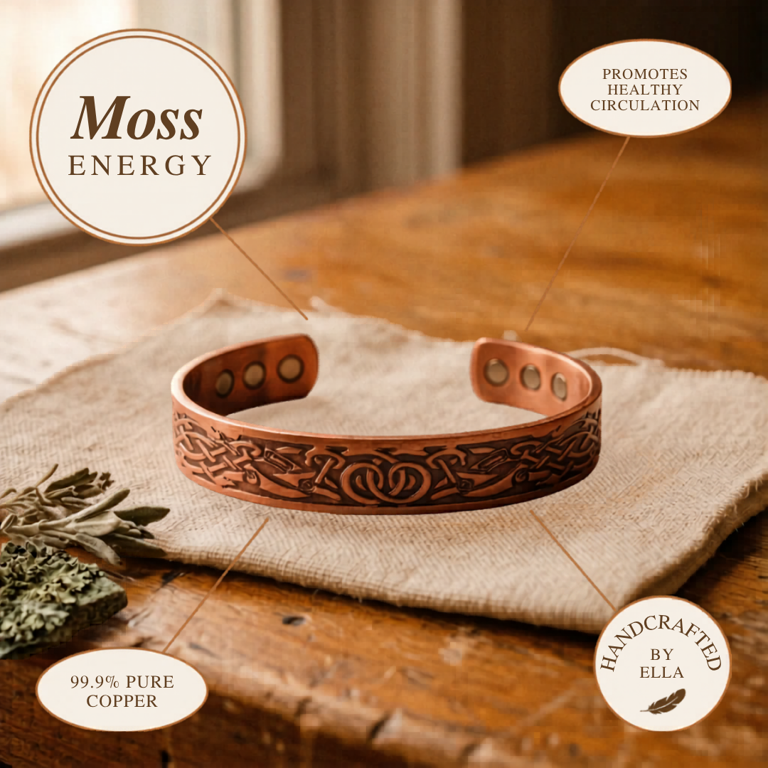 Ella's Moss Copper Bracelet