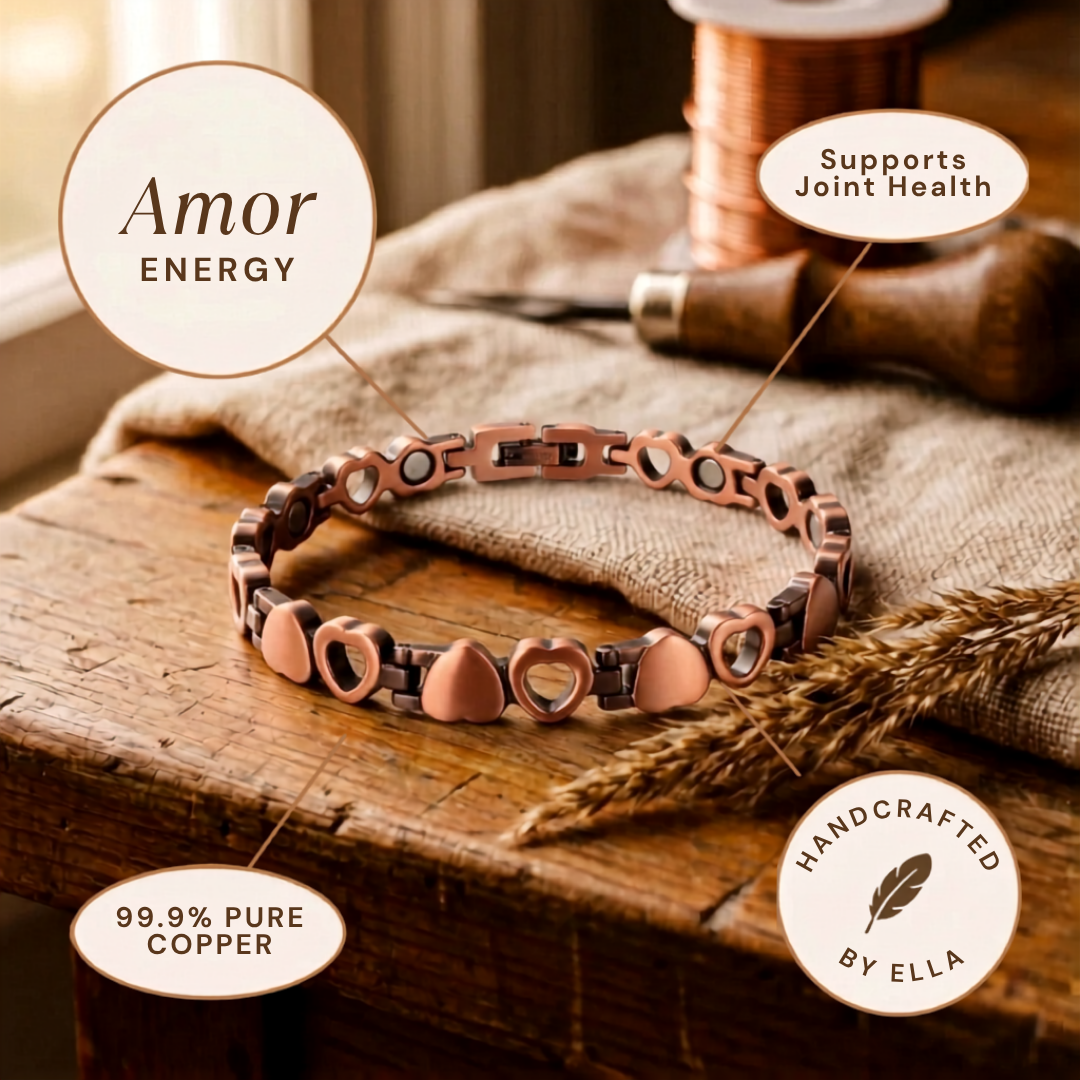 Ella's Amor Copper Anklet