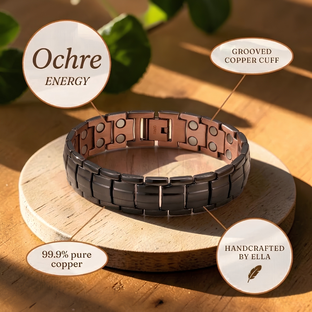 Ella's Ochre Men's Copper Bracelet